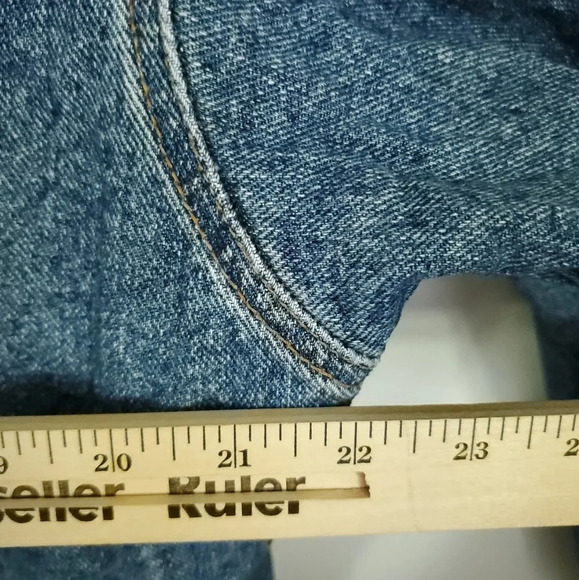 Vintage Levis Big E Type 3 Denim Trucker Jean Jacket Med Made in USA Medium Wash - Picture 14 of 16
